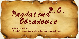 Magdalena Obradović vizit kartica